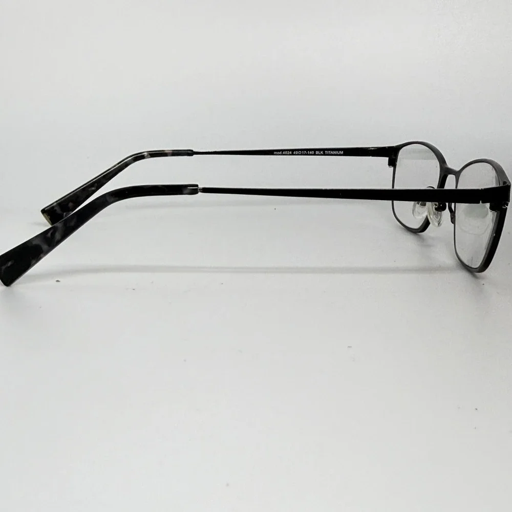 Modo 4024 Black Titanium Eyeglasses Frames 49-17-140 Handmade‎ in Japan 21536